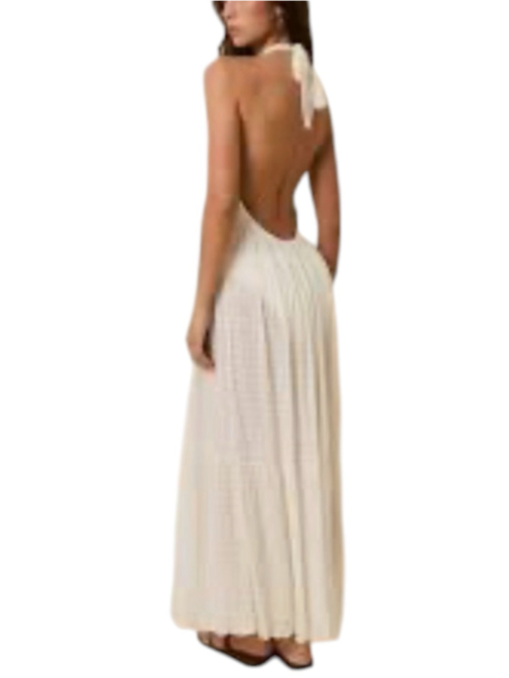SOLID & STRIPED The Kai Maxi Dress Coverup, Optic White - Picture 2 of 9